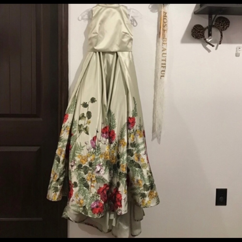 Beautiful light green Sherri Hill prom dress!!!